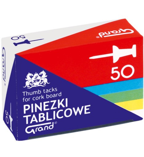GRAND korkové špendlíky, 50 ks. farebný mix