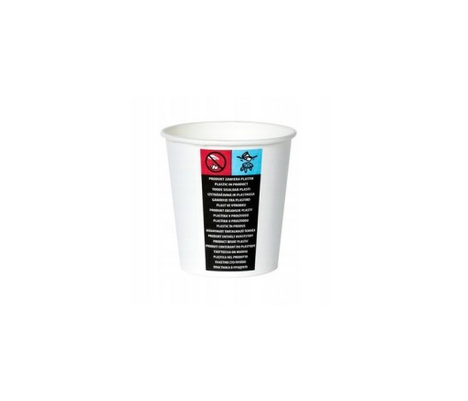 HNEDÉ PAPIERE KRAFT ŠÁLKY NA KÁVU, HORÚCE NÁPOJE, 250ML, 100 ks.