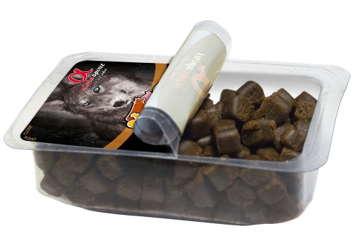 ALPHA SPIRIT - Kompletné mäkké krmivo pre psov, multiproteínová tácka 200g