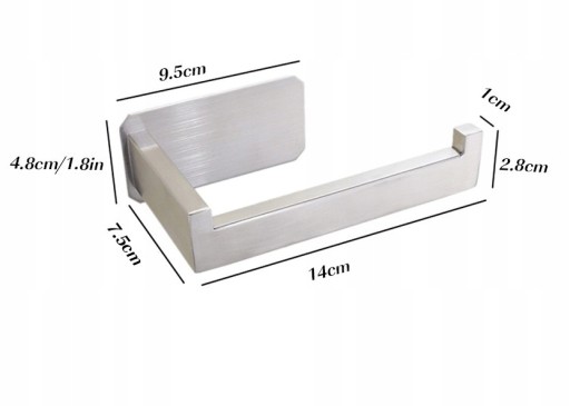 SAMOLEPIACI Držiak na toaletný papier Loft WC