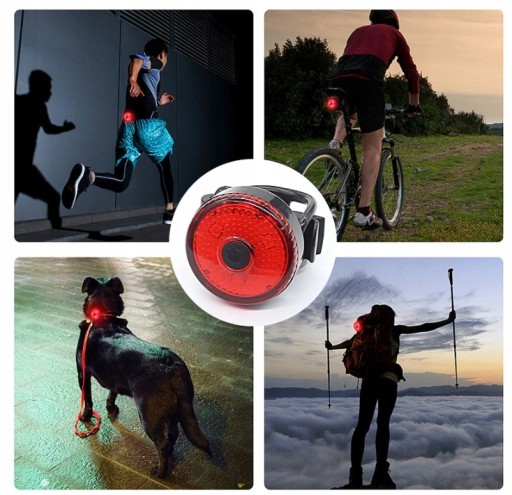 LAMPA NA BICYKEL, ZADNÝ BICYKEL, ZADNÁ LED LAMPA NA BICYKEL