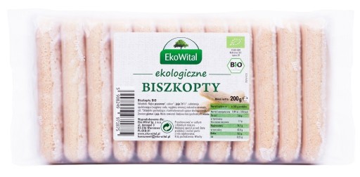 EkoWital BIO PIŠKÓTY PRE DETI 200g