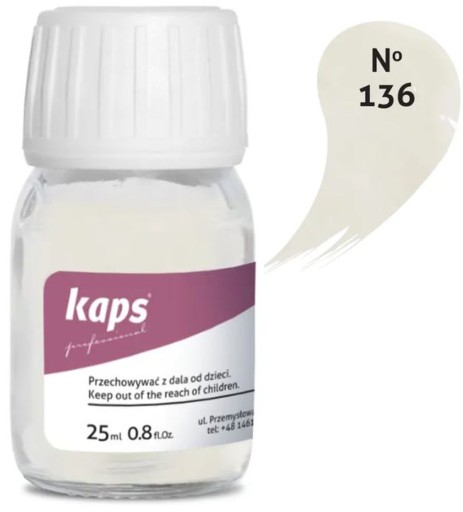 NÁTER NA RENOVÁCIU KOŽENÉHO ČALÚNENIA VOLANTU KAPS IVORY #136