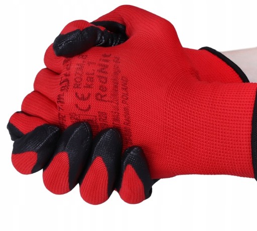 PRACOVNÉ RUKAVICE LATEXOVÉ LATEXOVÉ NYLONOVÉ VEĽKOSŤ L 9 SILNÉ 12 PÁROV