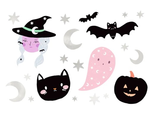 Umývateľné halloweenske tetovanie 20 ks