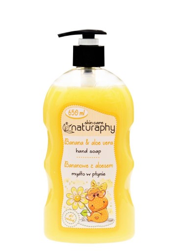 KIDS banánové tekuté mydlo s aloe 650 ml