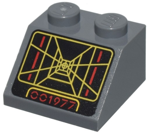 LEGO 3039pb159 SKOS 2x2 STAR WARS panel obrazovky počítača (1g)