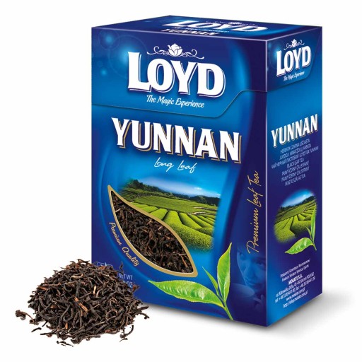 Čínsky Yunnan Long Leaf Čierny čaj Bohatá chuť 80g LOYD