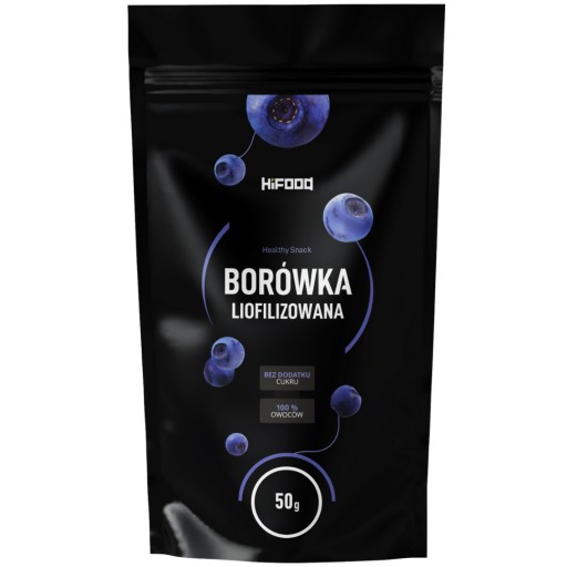 Čučoriedky 50g Lyofilizované HiFOOD CEL