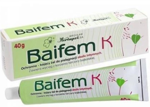 BAIFEM K gél intímne infekcie podráždenie bolesť