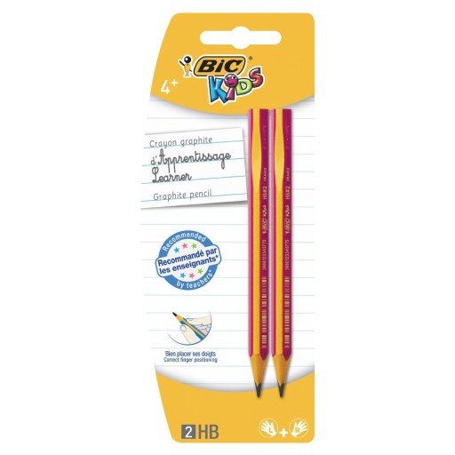 Hrubá ceruzka pre NAJMLADŠÍCH ĽUDÍ Perfektná do ŠKOLY Mix 2 kusy Bic ceruzky