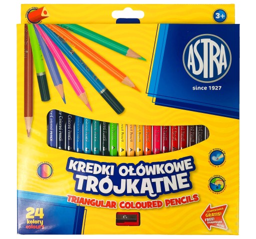 TROJUHOLNÍKOVÉ CERÚŽKY 24 INTENZÍVNYCH, SYTÝCH FARIEB ASTRA BRÚŠKA