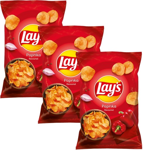3x LAY'S LAYS Pepper Zemiakové lupienky 130g VEĽKÉ BALENIE