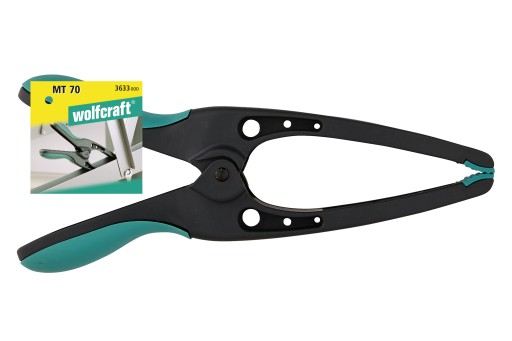 Špicatá pružinová svorka 70 mm Wolfcraft 3633000