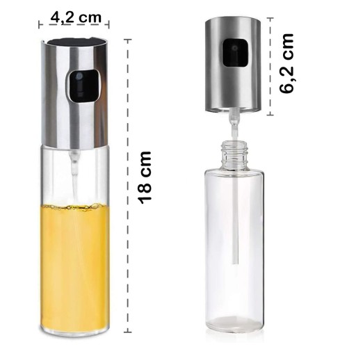 ROZPRAŠOVAČ OLEJA ROZPRAŠOVAČ 100ML SKLENÝ OCET NA RIAD.