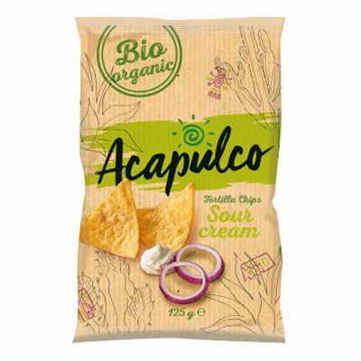 ACAPULCO Nachos s príchuťou smotany 125g BIO