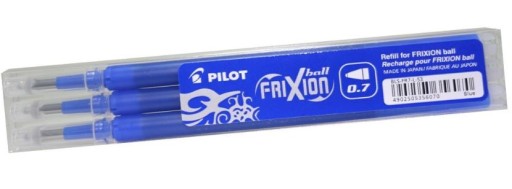 Náplne do rollera PILOT FRIXION, 3 ks.