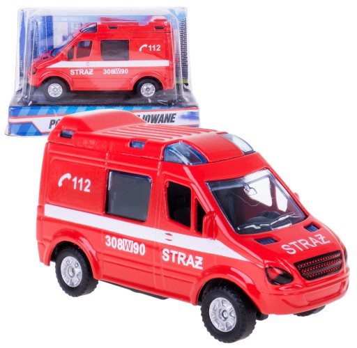 HASIČSKÁ KOVOVÁ DODÁVKA S POHONOM NOVINKA!!!