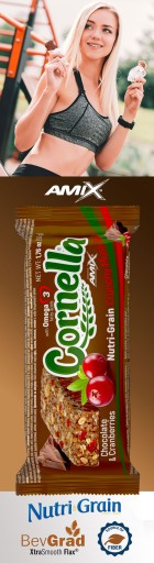 MUSLI BAR Vynikajúci! Čokoláda s brusnicami mix