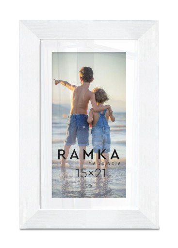 Fotorámik 15x21 cm Biely