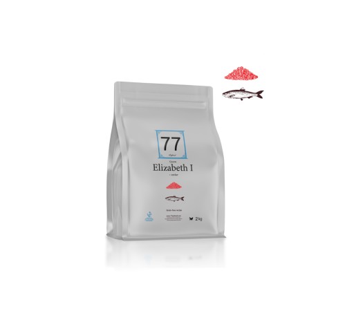 Vzorka mačky Elisabeth I s kaviárom 77 Petfood