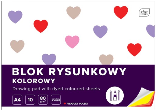 FAREBNÝ BLOK A4 10 LIST 80g TLAČ