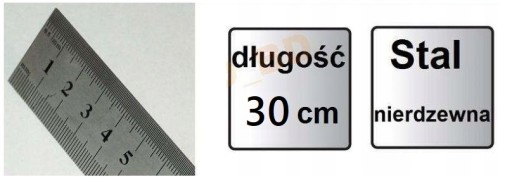Pravítko 30 cm nerezové pravítko