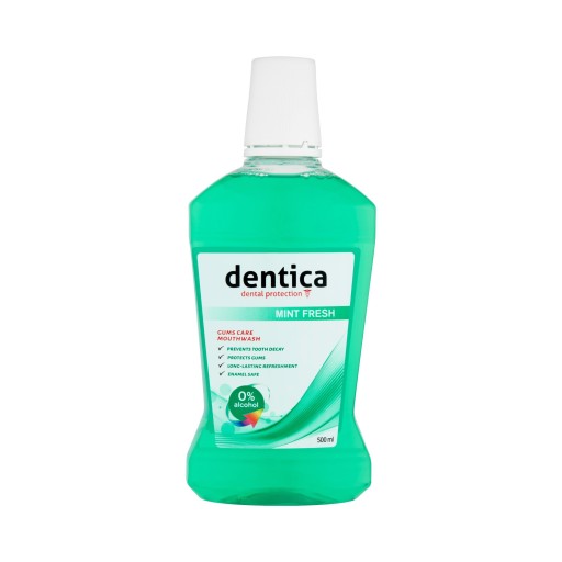 dentica Mint Fresh Tekutý prípravok na ústnu hygienu 500