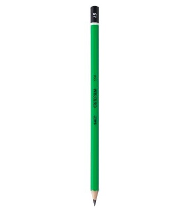 Šesťhranné ceruzky BEZ GUMY Sada do školy 2 kusy BIC PEVNÉ ceruzky