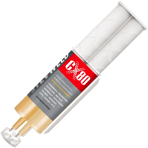CX80 SILV WELD Epoxidové lepidlo transparentné 24ML