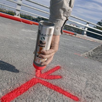 SOPPEC Track Marker červená geodetická farba v spreji