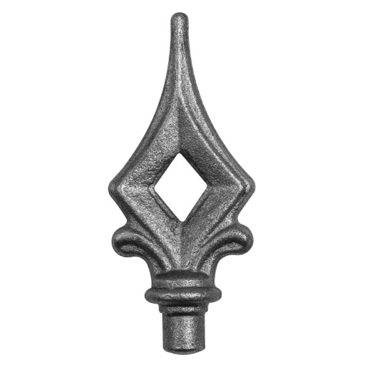 Hlava oštepu z kovanej ocele fi12 x H100 mm x D45 mm