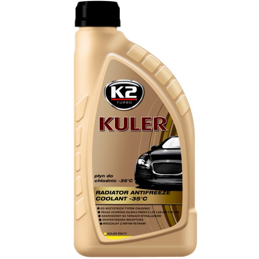 K2 Kuler Žltá chladiaca kvapalina 1L