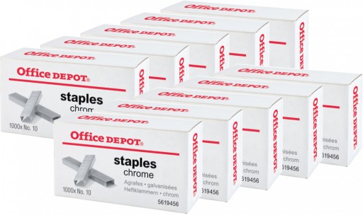 Office Depot 10 sponiek 1000ks strieborná x10