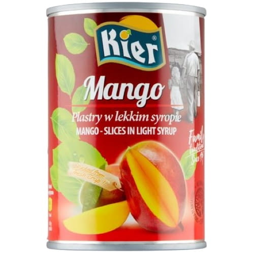 Thajské mango v sirupe light Plátky Thajské mango v sirupe light 425g KIER