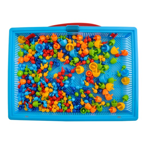 Tlačidlo Puzzle Mozaika Vzdelávacie Huby Špendlíky Hry Školenie