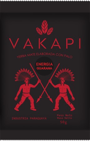 Yerba Mate Vakapi Energy Guarana - 50 g elaborada