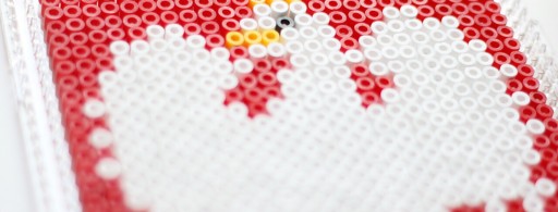 HAMA 20705 MIDI RED BEADS 1000 KS