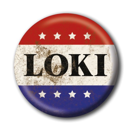 Loki Vote Špendlík na oblečenie Loki Marvel
