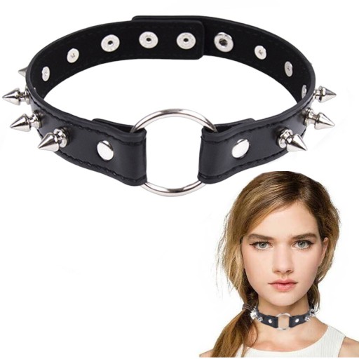 SEXY CHOKER GOLIER S COPMI, GOLIER S PRSTEŇOM