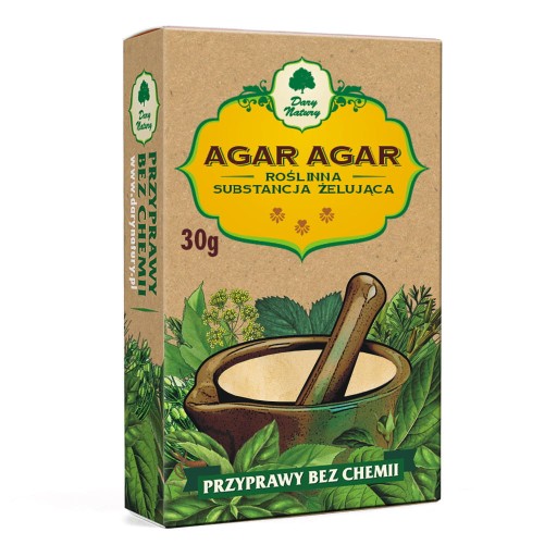 Agar-Agar - rastlinná želatína 30g - Dary Natury