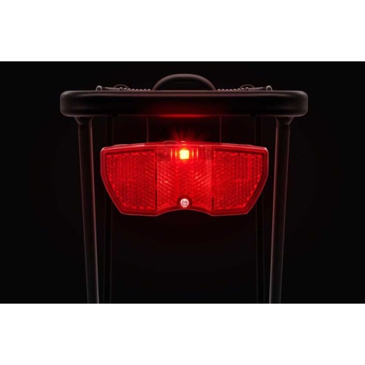 LED ZADNÉ SVETLO S REFLEKTOROM DO BAKUMU + BATÉRIA