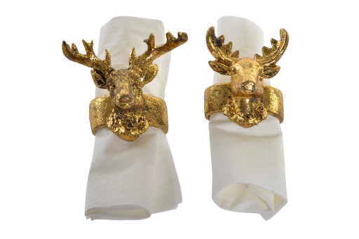 držiak na obrúsky REINDEER DEER Prsteň na obrúsky