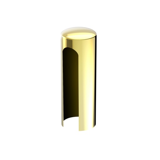 Krytka kovového pántu 20 mm mosadz