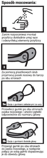 Mini ochranný štít na nos a ústa detí a dospelých
