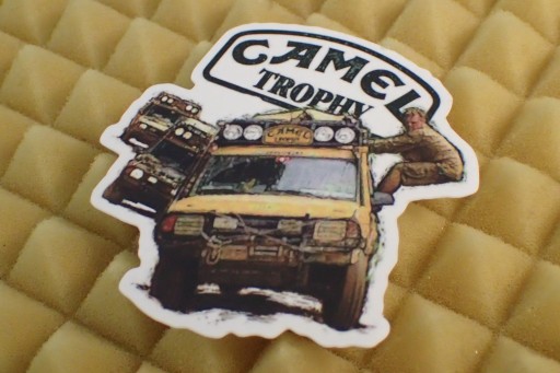 NÁLEPKA ŤAVÍ TROPHY DAKAR 8,2 x 8,6 cm
