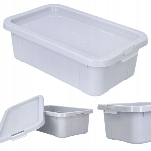 Organizér plastová nádoba zakryje 4,5l box