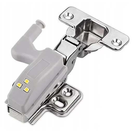 Lampa do šatníka, NÁBYTKOVÁ skriňa VÝPREDAJ, dvierka LED, 1 ks, na batérie