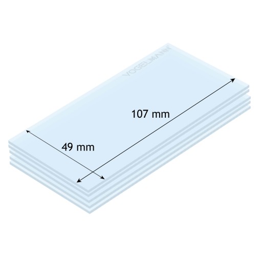 Vogelmann Ochranné PVC sklo 49x107mm (5ks)