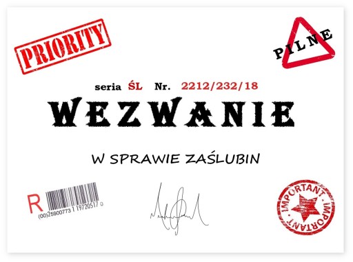 SVADOBNÉ POZVÁNKY NA OBÁLKU SVADOBNÉHO VOLANIA